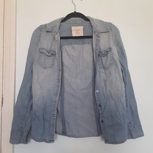 Denim Colored Button Up